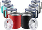 MEWAY 12oz Mix Color Mug With Handle 8 Pack Bulk, Stainless Steel Insulated by MEWAY