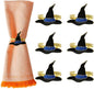 wonlex Halloween Witch Hat Napkin Rings Set of 6, Dinner Banquet Gathering by wonlex