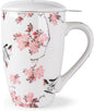 AmorArc Tea Cup With Infuser and Lid, 18oz Loose Leaf Tea Mug With Steeper | by AmorArc