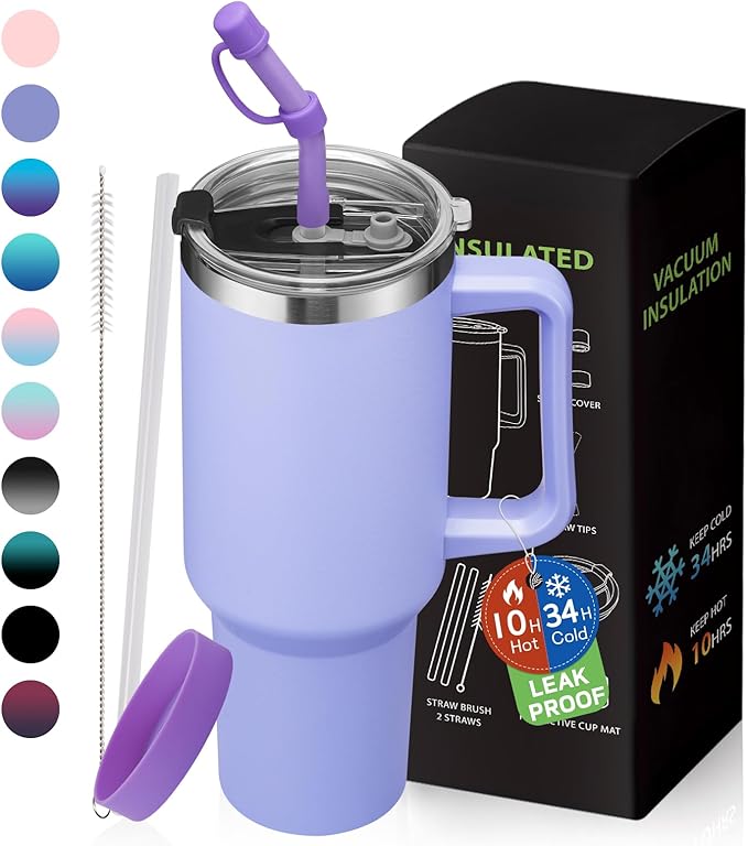 BENZZO 40 oz Insulated Tumbler for 100% Leak Proof, Stainless Steel Reusable by BENZZO