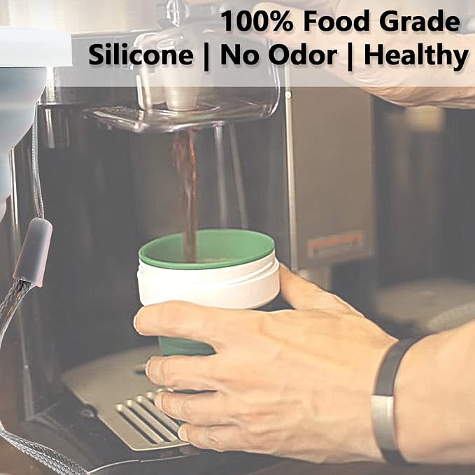 Litoexpe 2 Pack Silica gel Collapsible Travel Cup 270ml, Portable Folding - Image 5