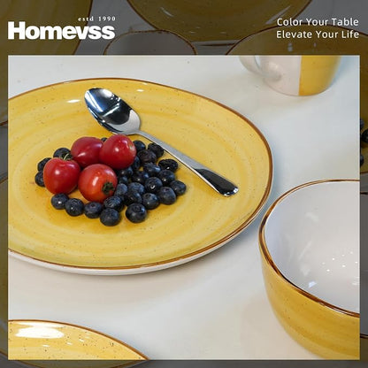 Highland 16-Piece Dinnerware Set Service - Image 4