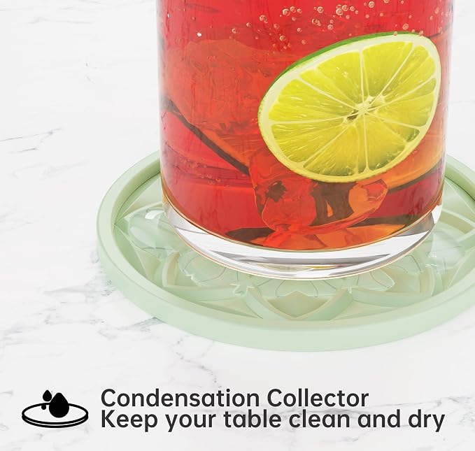 HFHOME Silicone Coasters Set for Drinks - Image 7
