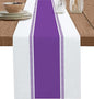 Purple Table Runners 36 inches Long, Modern Stripes Table Runner Farmhouse by Futuregrace