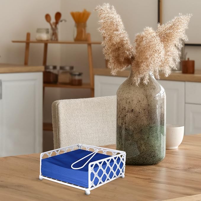 Blue Donuts Lattice Collection Napkin Holder – Napkin Holders - Image 7