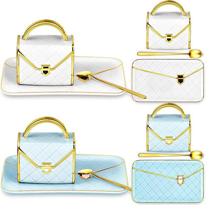 Zubebe 2 Sets Coffee Mug Elegant Handbag Shaped Cup Modern Ceramic Purse Mug by Zubebe