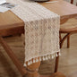meioro Mesh Woven Table Runners, 12x108 Inch Boho Cotton Table Runner by meioro