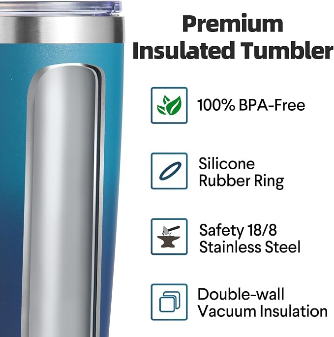 Volhoply 20oz Stainless Steel Tumbler - Image 3