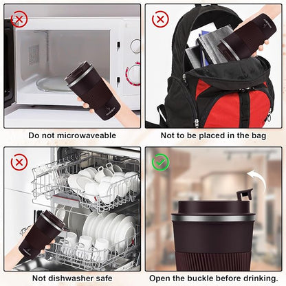 MOMSIV 17oz Travel Coffee Mug, Insulated Coffee Cup - Image 6