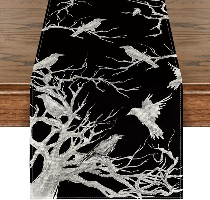 Artoid Mode 210 GSM Halloween Table Runner 13x72 Inch Home Party Decor | by ArtoidMode