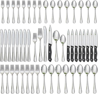 Astercook Silverware Set 48-Piece Flatware by Astercook