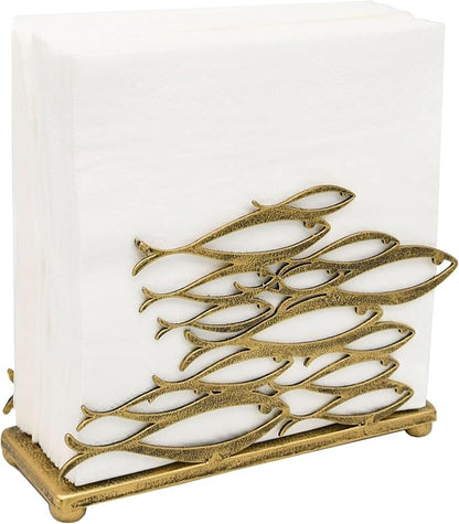 OwlGift Fish Design Napkin Holder, Ocean Serviette Dispenser, Marine Cocktail - Image 3