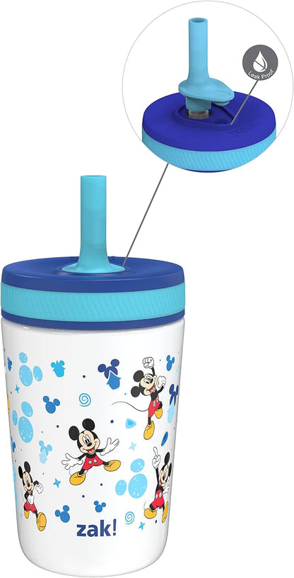 Zak Designs Disney Mickey Mouse Kelso 12oz Leak-Proof Toddler Straw Cup by ZakDesigns