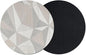 Geometric Minimalist Coasters Set of 2, Absorbent Coasters by Unknown