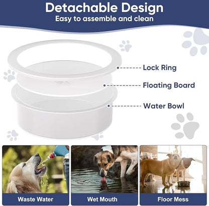 XIAZ Elevated Dog Bowls Large Breed Raised Dogs Bowl Stand Large/Medium Sized - Image 6