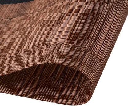 SHACOS Table Runners Woven Vinyl PVC Table Runner 12 x 36 inch Wipe Clean - Image 4
