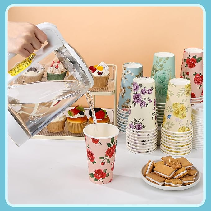 50 Pack 16 oz Disposable Coffee Cups - Image 5