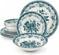 Royal 12-Piece Porcelain Dinnerware Set by TudorEngland