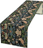 Vintage William Morris Floral Table Runner, Flowers Blue Botanical Printed by Yearn+Jear