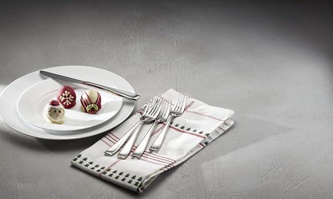 Oneida Moda 65-Piece 18/10 Stainless Steel Silverware Set - Image 11
