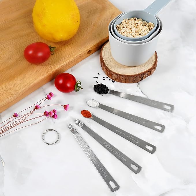 22-Pc Stackable Measuring Cups and Spoons Set - Image 4