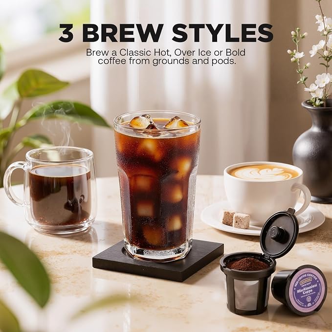 Tastyle Single Serve Coffee Maker Hot and Iced - Image 3