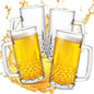 4 Pack Beer Mugs For Freezer, Double Wall Insulated Glasses – Freezer Mugs by Unknown