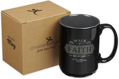 Christian Art Gifts Large Ceramic Bible Verse Coffee & Tea Mug - Image 7