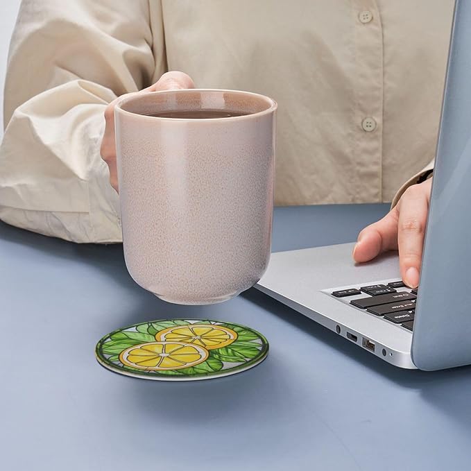 Lemon Coasters for Drinks - Image 9