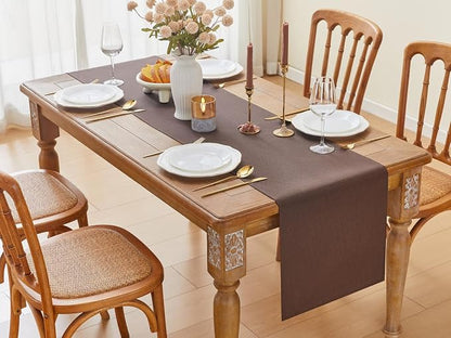 YATOJUZI Coffee Table Runner Seasonal Summer Autumn Kitchen Dining Coffee Table - Image 6