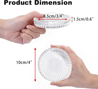 Modern Glass Coaster Set of 8 - Image 3