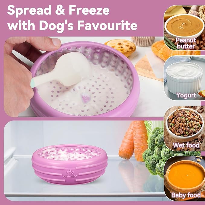 Dog Lick Bowl, Animire Freeze Lick Mat - Image 2