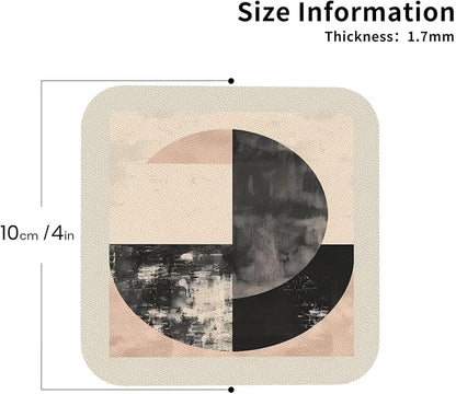 Minimal Abstract Shapes Print Coasters - Image 4