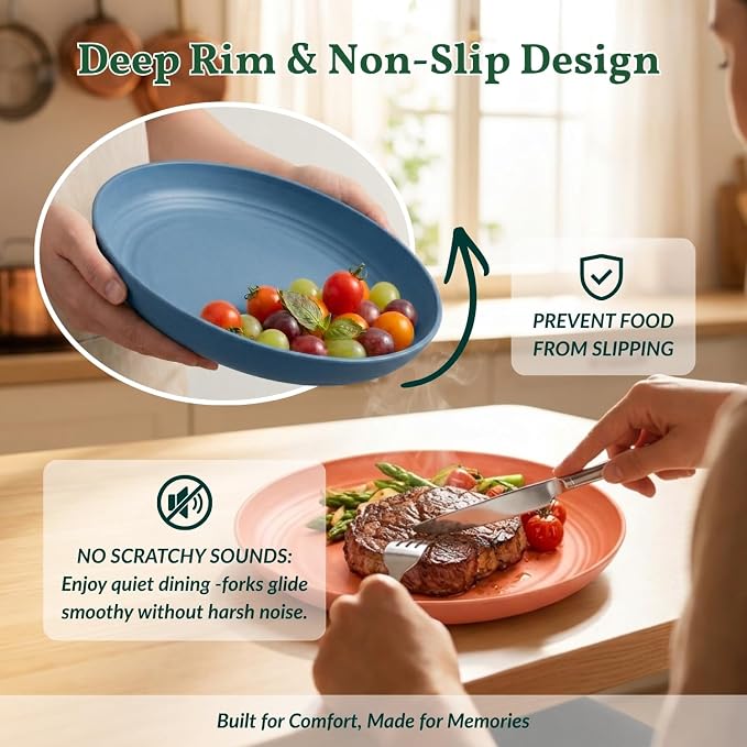 Deep Dinner Plates Set of 8 Alternative - Image 4