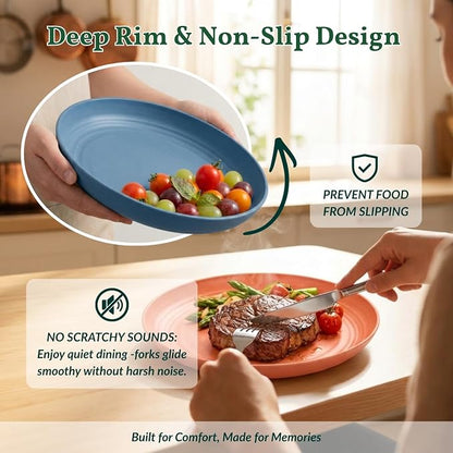 Deep Dinner Plates Set of 8 Alternative - Image 4