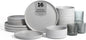 Stone Lain Haven Stoneware 16-Piece Dinnerware Set, Plates and Bowls Sets by Unknown