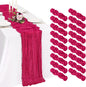 18 Pack Cheesecloth Table Runner 10FT Hot Pink Table Runner Boho Gauze Cheese by Showgeous
