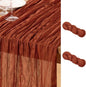 DeZerlor Terracotta Cheesecloth Table Runner 2 Pack Summer Table Runners 120 by DeZerlor