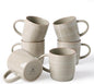 famiware Coffee Mugs Set of 6, Meteor 13 oz Ceramic Mug Cup Set by Famiware