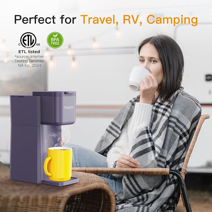 Tastyle Mini Single Serve Hot and Iced Coffee Maker - Image 5