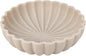 L'ARL GMVOI Large Decorative Bowl - Modern Handicraft Bowls for Home Decor - Fruit Bowl for Kitchen Counter - Key Bowl for Entryway Table - Ruffle Centerpiece Bowl Decor,Artificial Stone Beige