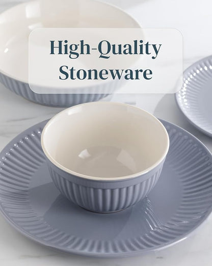 24 Piece Stoneware Dinnerware Set - Image 6