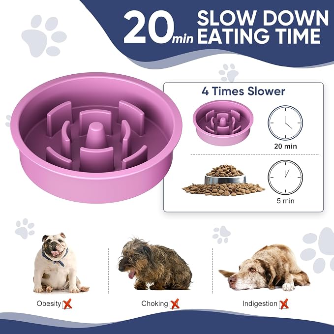 XIAZ Elevated Dog Bowls Large Breed Raised Dogs Bowl Stand Large/Medium Sized - Image 4