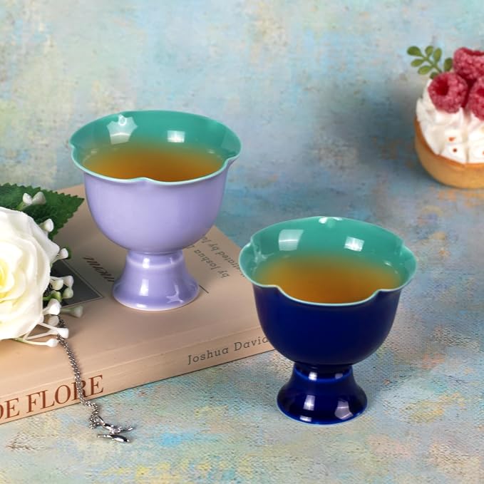 KAMMAK Tea Cup, 2.6oz Small Tea Cups - Image 3