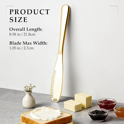 Stainless Steel Butter Spreader Knife - 3 in 1 - Image 2