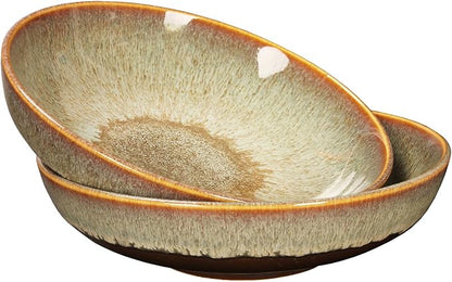 Large Pasta Bowls 56 Oz, soup bowl soup plate, deep Plate/Wide Bowl, Dishwasher by Jinsongdafa