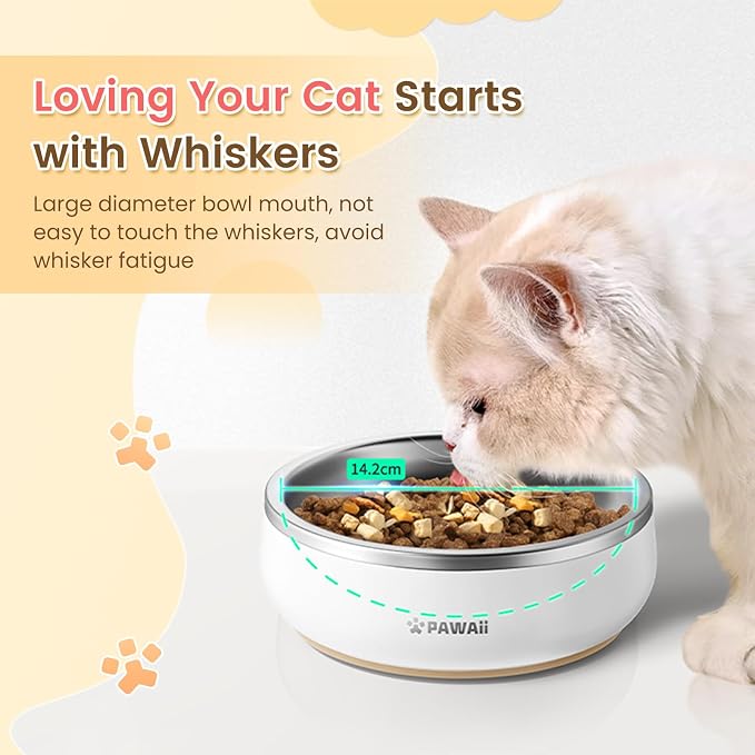 Pawaii Small Dog Bowl, 12 oz Stainless Steel Food and Water Bowl, 1 Pack | - Image 5