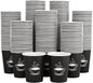 TV TOPVALUE 8 oz Paper Coffee Cups, Drink Dispensers by TVTOPVALUE