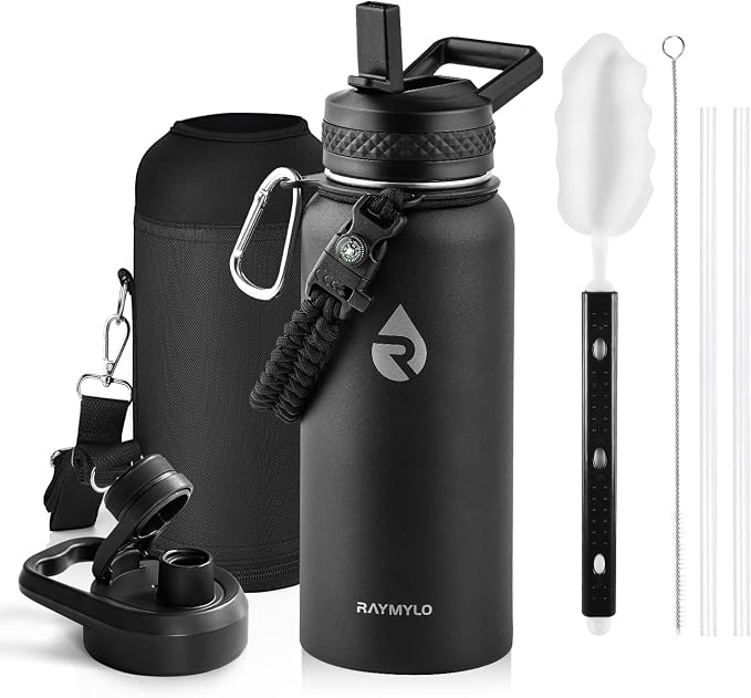RAYMYLO Insulated Water Bottle 32 oz, Triple Wall Vacuum Stainless Steel | by RAYMYLO