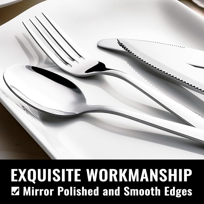 HIWARE 48-Piece Silverware Set - Image 3